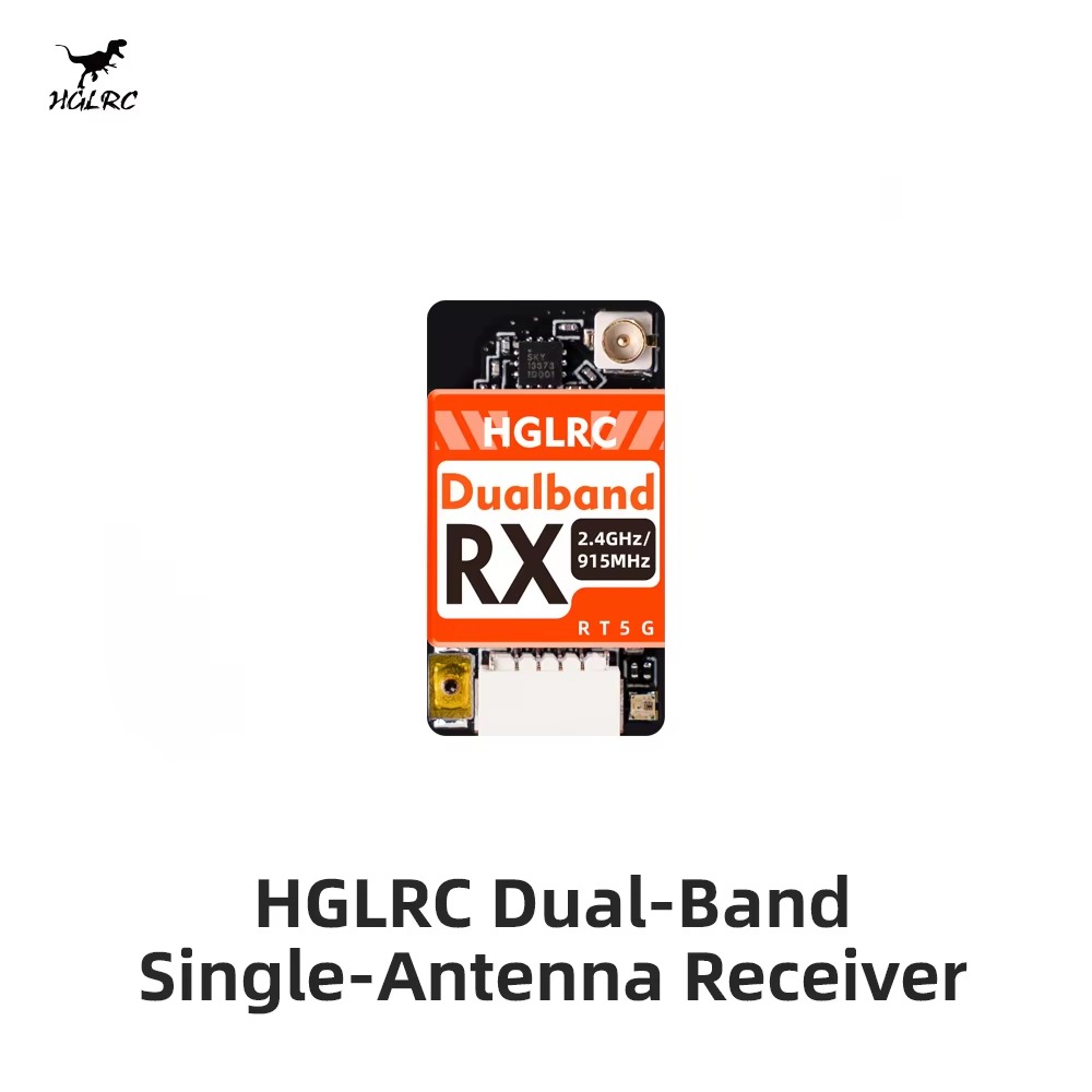 HGLRC Dual-Band Single-Antenna - Drone Racing Receiver 评论和价格