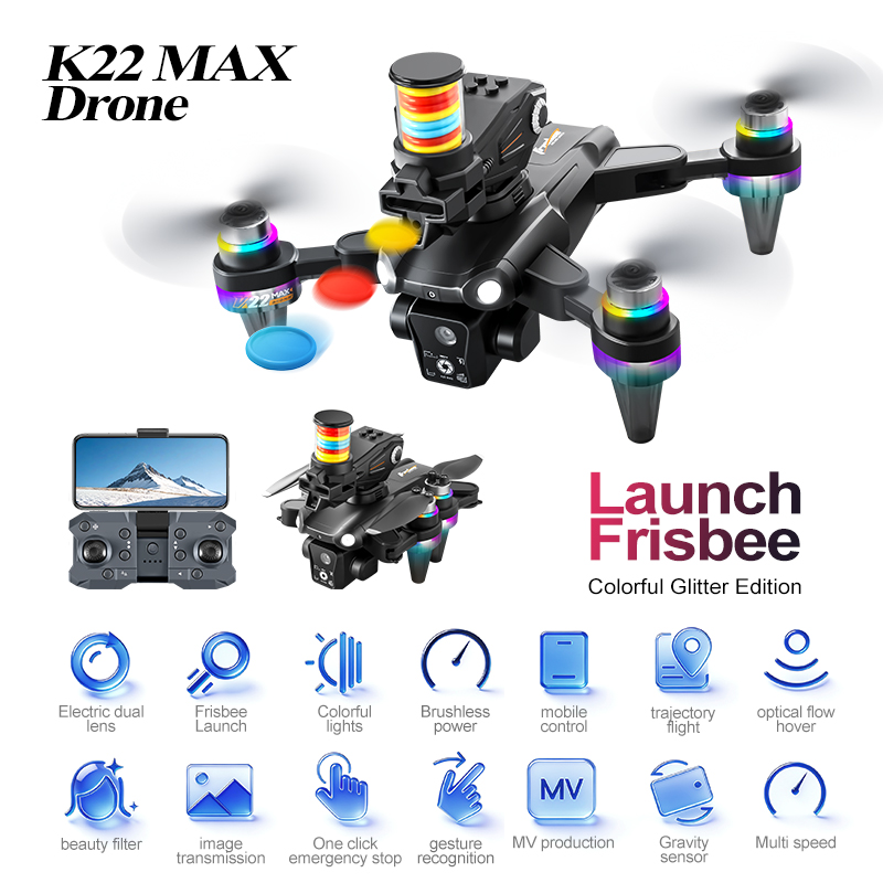 JCMO K22 MAX Frisbee Launch Dr - Drone Racing Camera 评论和价格